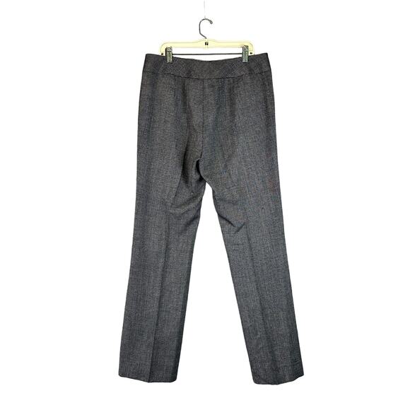 LAFAYETTE 148 NEW YORK Virgin Wool Blend Wide Straight Leg Pants Trousers size 8 - Picture 2 of 14